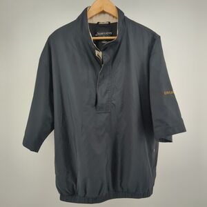 DryJoys By FootJoy Short Sleeve Jacket 1/2 Zip Golf Rain Windbreaker Mens Large